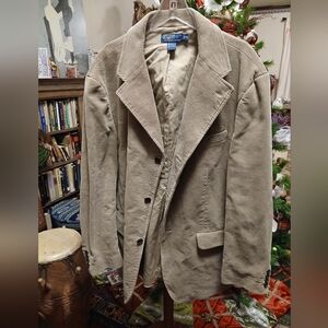 Vintage Polo Ralph Lauren Corduroy Sport Coat, XXL